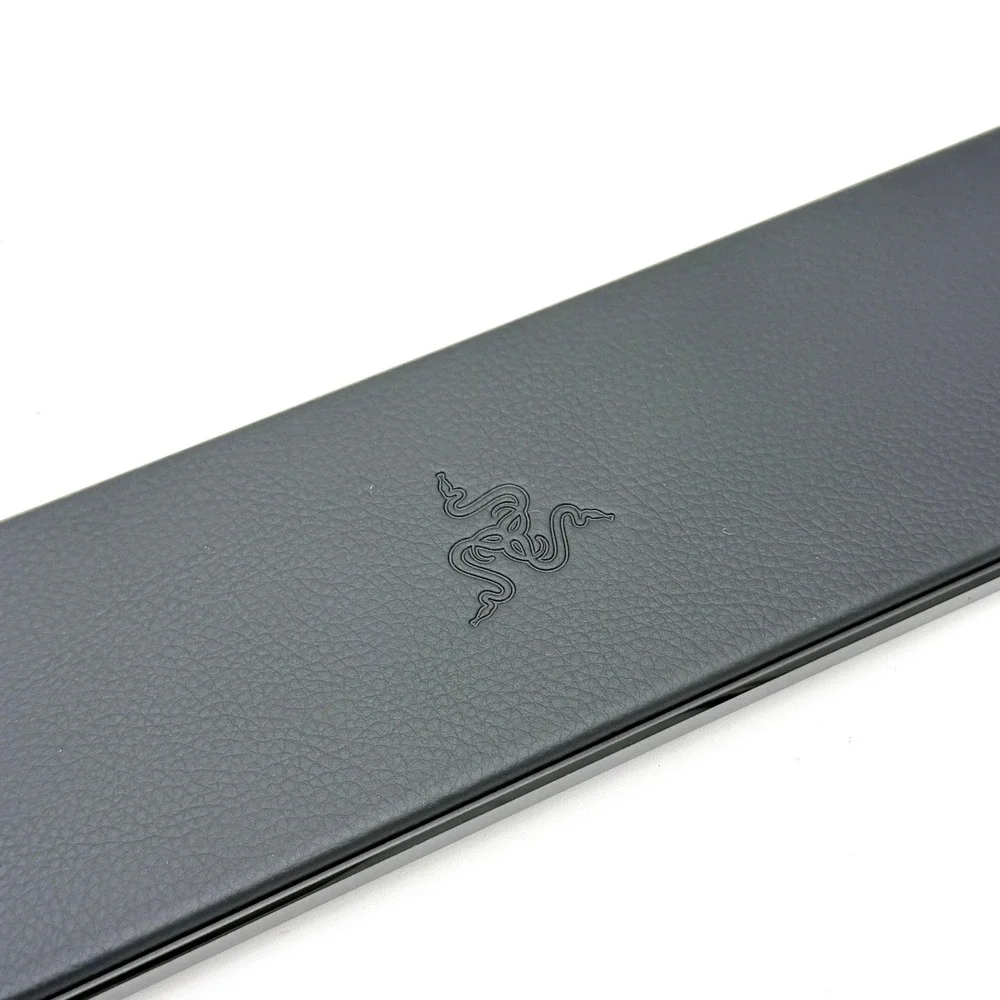 Razer Ergonomic Wrist Rest for Full-sized Keyboards Black Leatherette Cushion